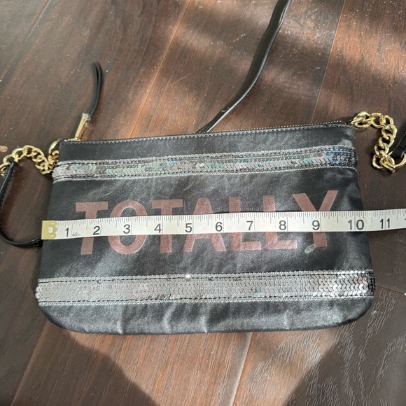 Juicy couture totally Stylish Gray and Pink Crossbody Bag sequins glam y2k - Picture 7 of 8